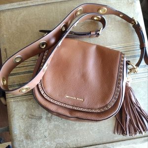 Michael Kors Brooklyn  Saddle Bag Cinder
